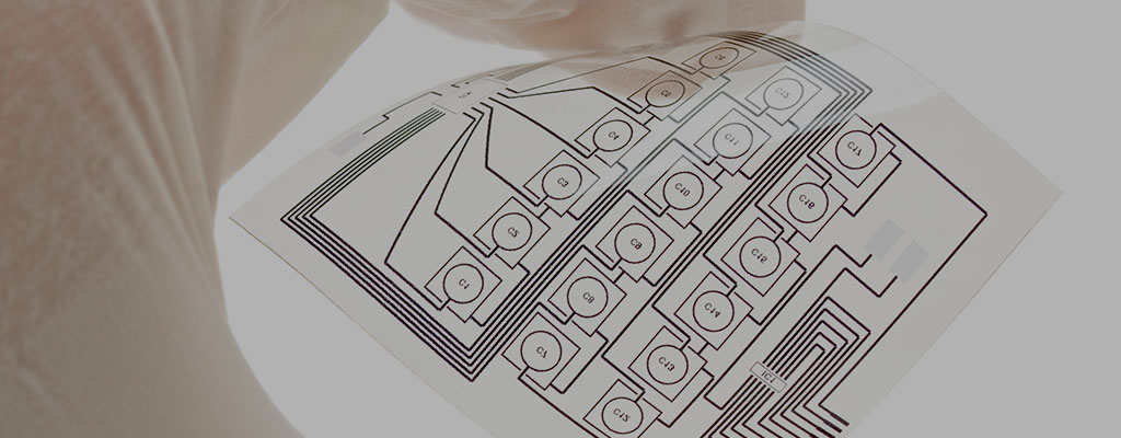 flexible printed electric circuit slider