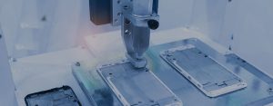 robot holding glue syring injection-slider