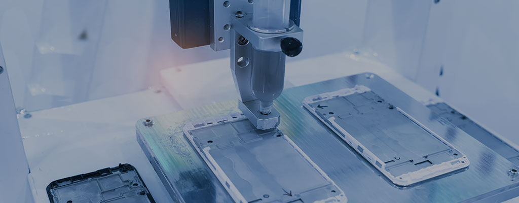robot holding glue syring injection-slider
